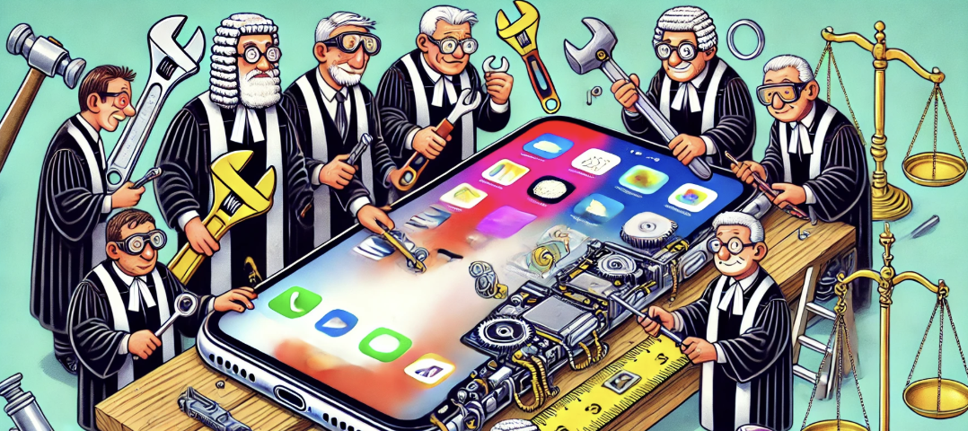 apple judicial redesign DOJ