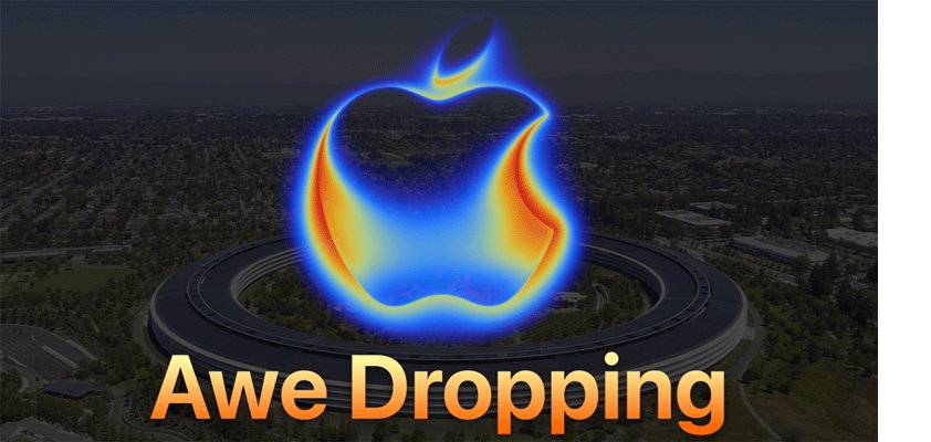 apple awe dropping live