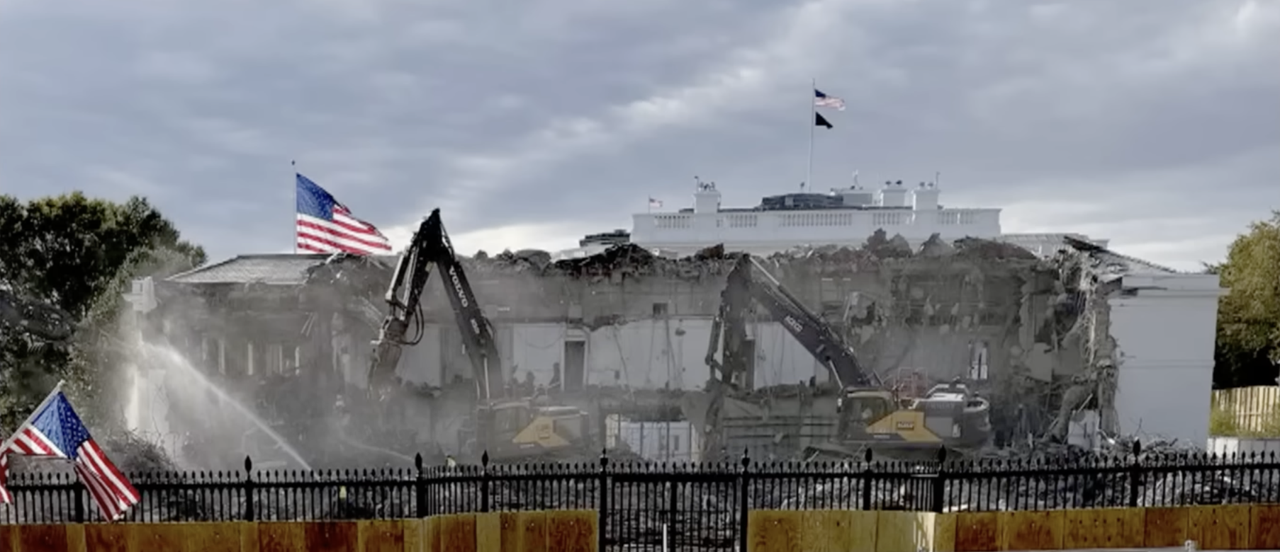 apple east wing destroyed