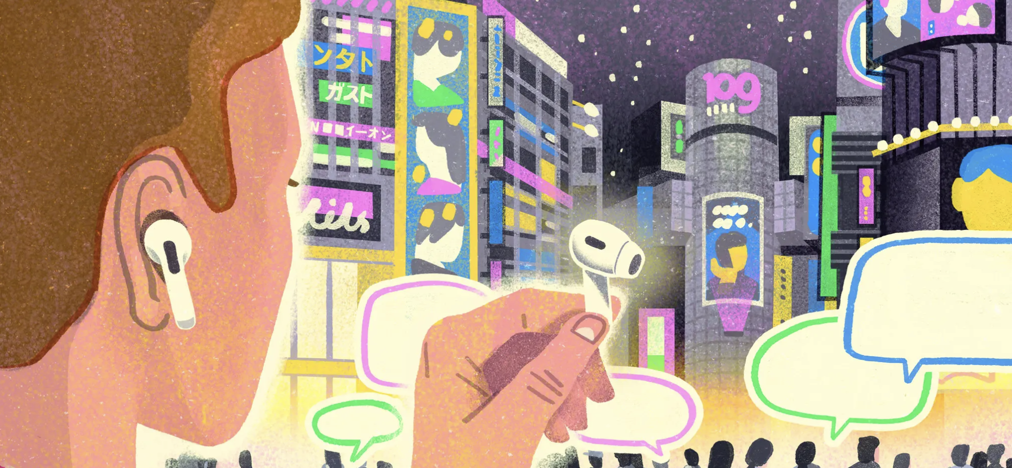 apple airpods translation tokyo