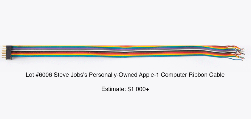 apple steve jobs garage sale