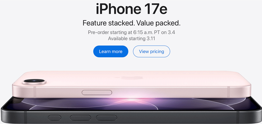 apple iphone17e first shoe