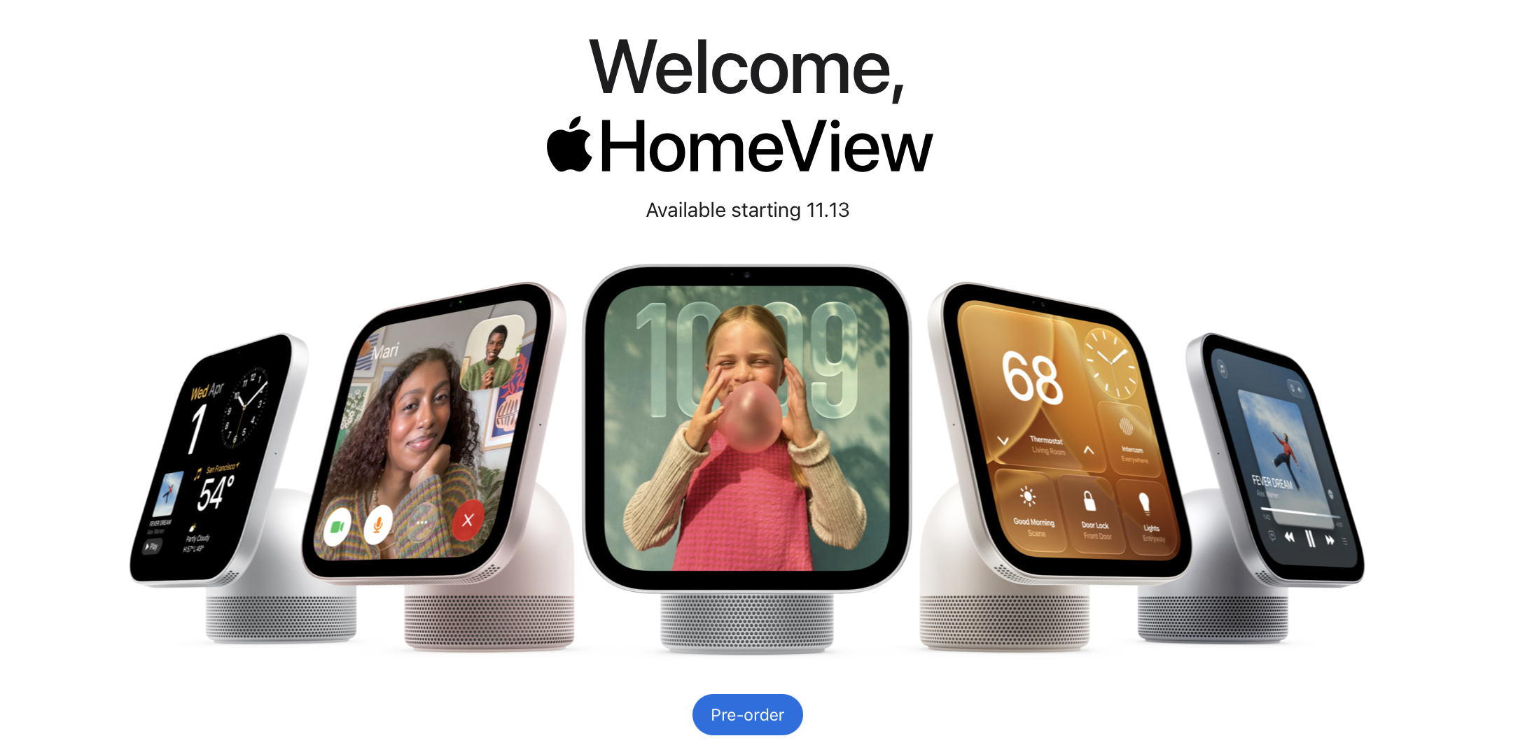 apple homeview preorder